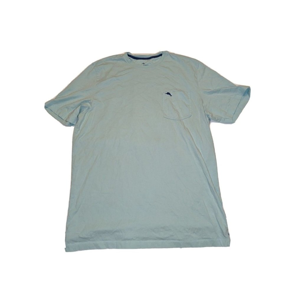 TOMMY BAHAMA T-Shirt UPF 30 Shirt Short Sleeve Pocket Tee Modern Mens XLT